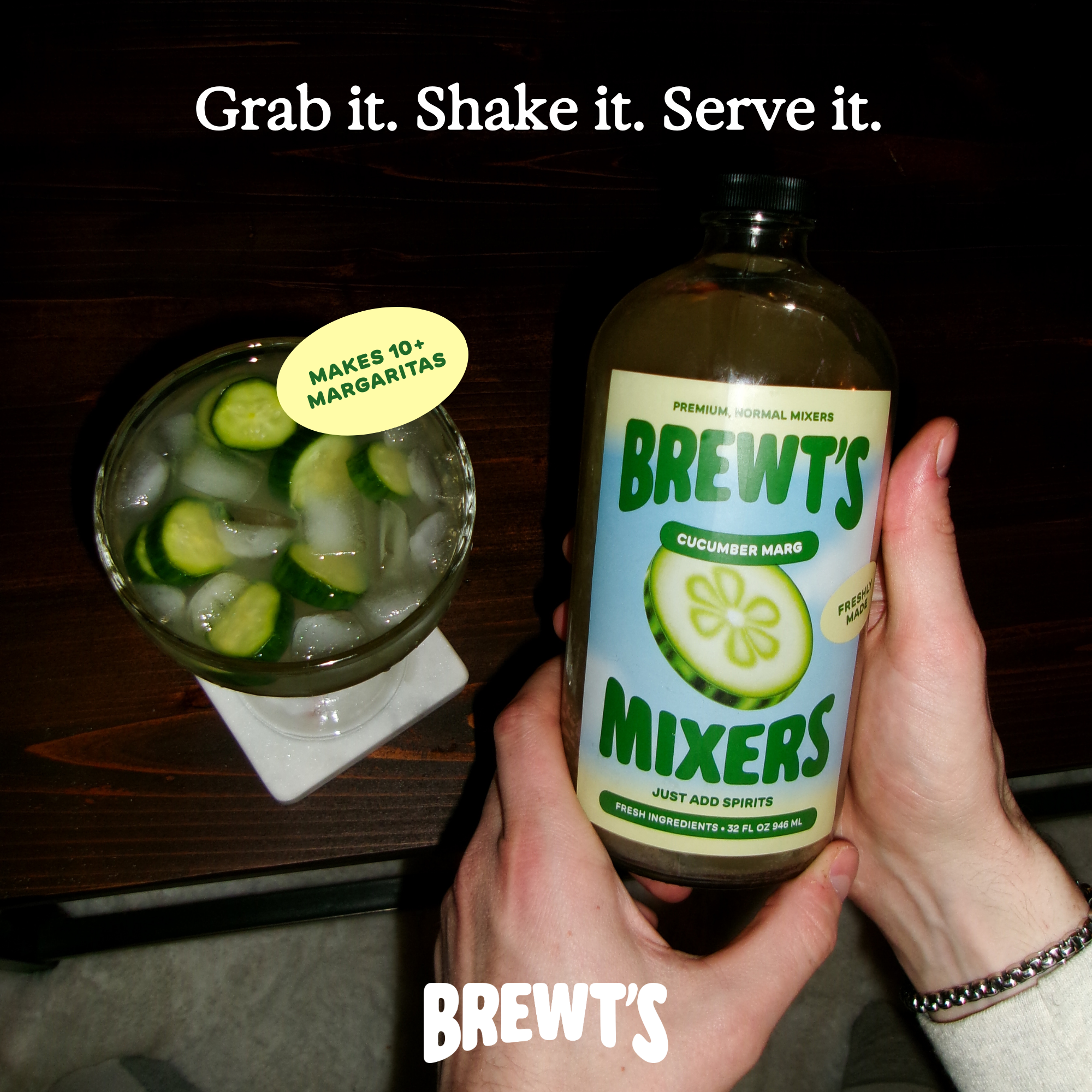 Brewt's Cucumber Margarita Mix