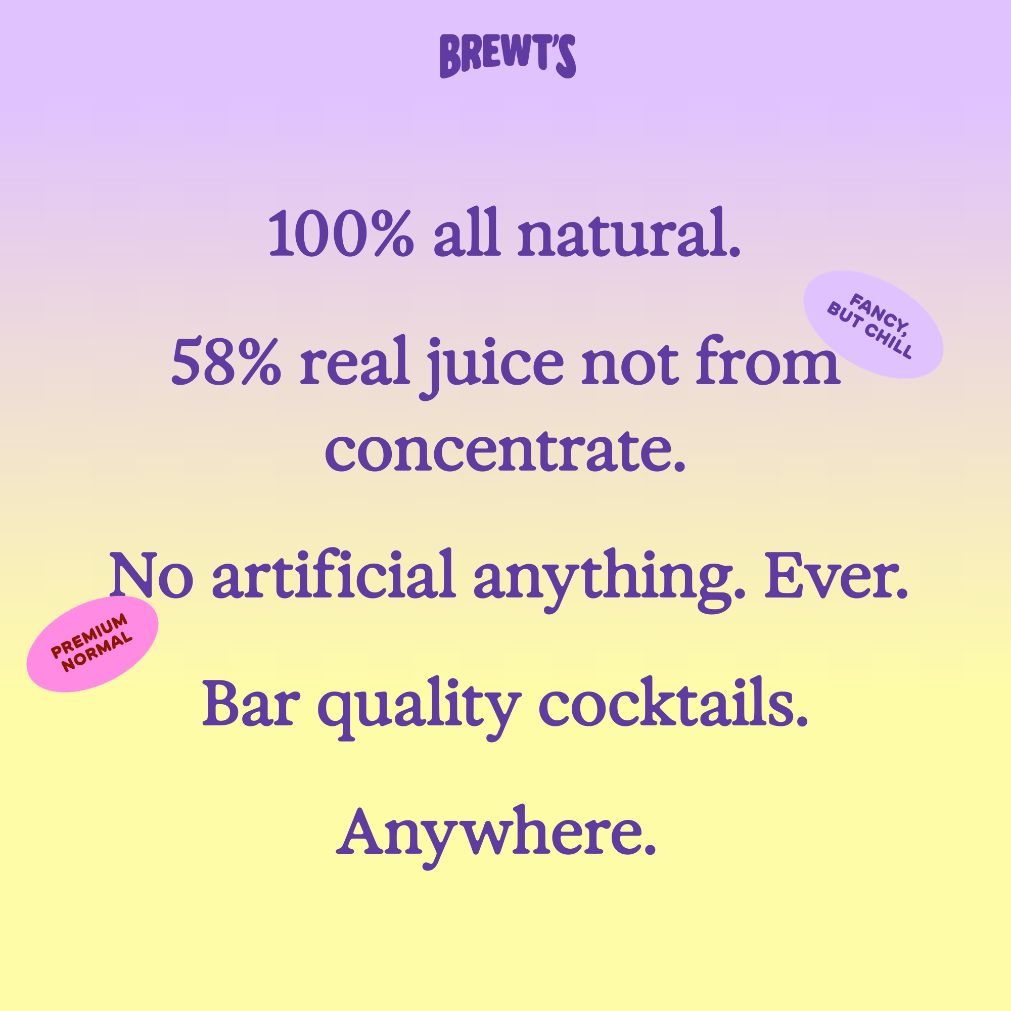 Brewt's Lavender Margarita Mix